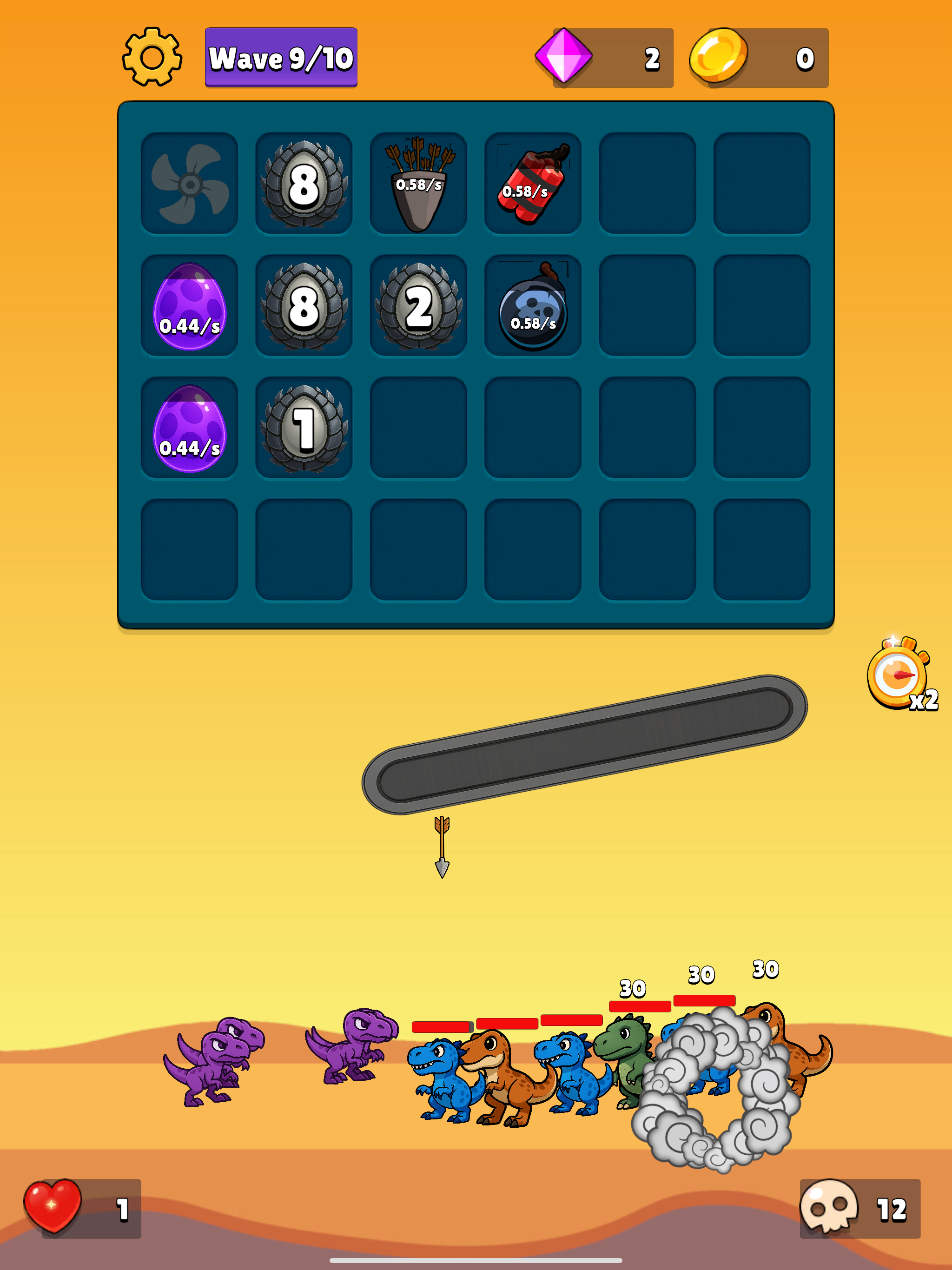 Dino Clash : Hatch & Battle