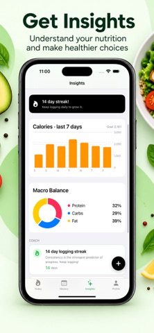 Calorix: AI Food Scanner iPhone screenshot