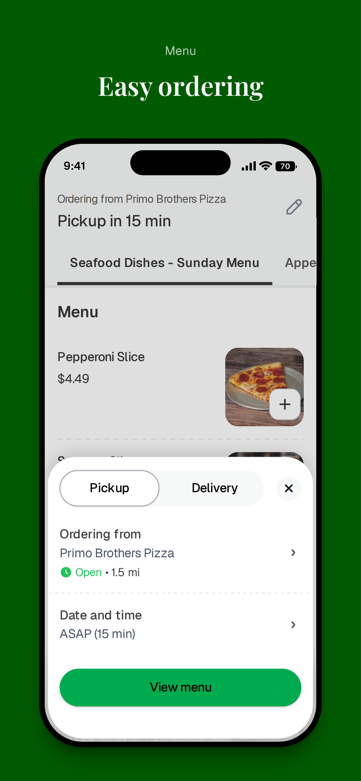 Primo Brothers Pizza - Online