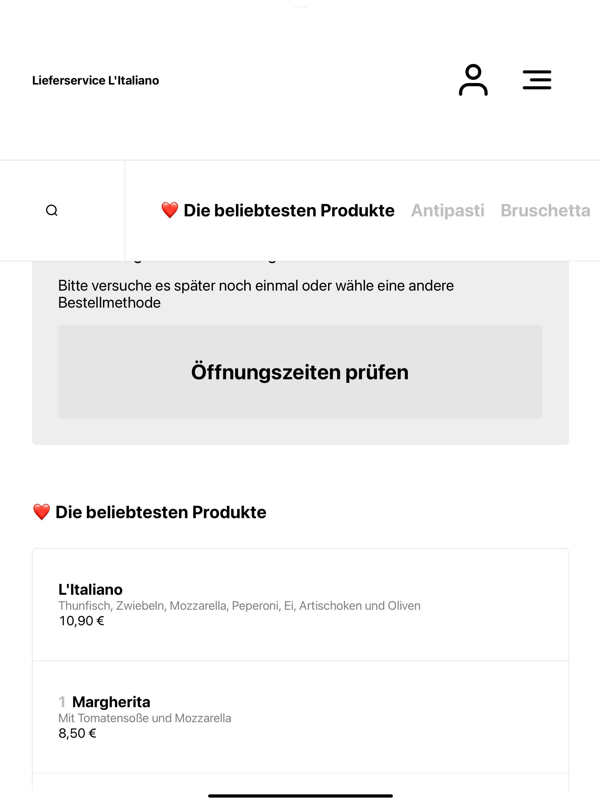 Lieferservice L'Italiano