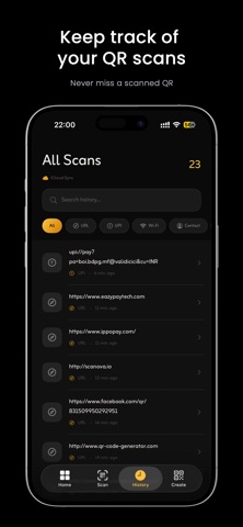 Qwickly: Generate and Scan QR screenshot