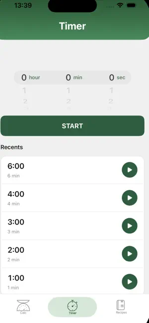 Hakaru - Coffee Calculator screenshot 2
