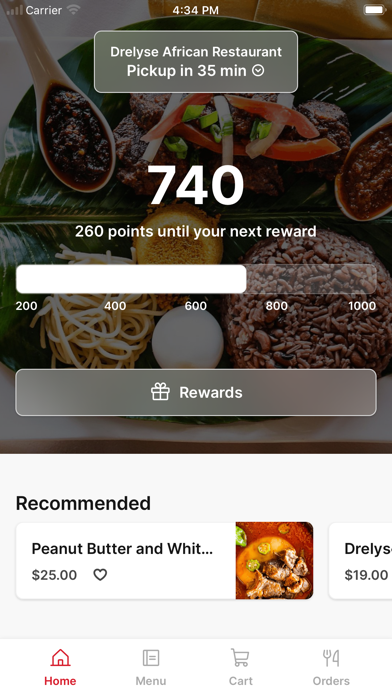 Drelyse African iPhone screenshot 1 - Food & Drink app