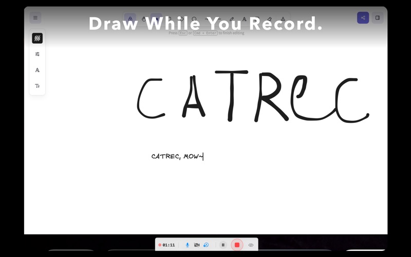 CatRec screenshot