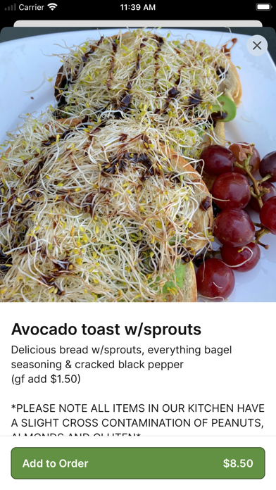 Sweet Hazel & Co. iPhone screenshot 4 - Food & Drink app