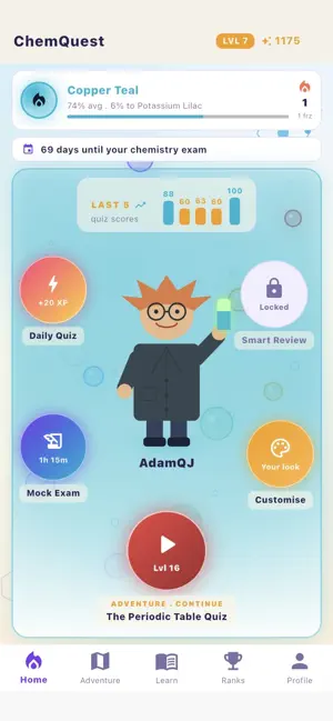ChemQuest: GCSE Chemistry screenshot 1