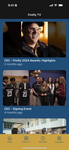 The Firefly App iPhone screenshot