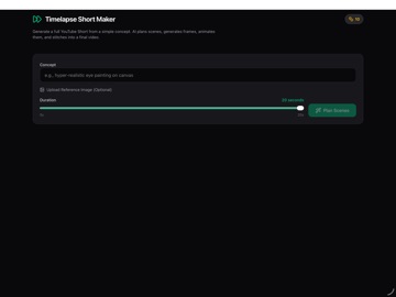 Timelapse Short Maker AI Video