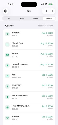 Bill Reminder - Pay on Time Screenshot 5 of 6