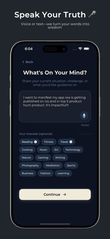 Ora - Personal Affirmations Screenshot 2 of 10