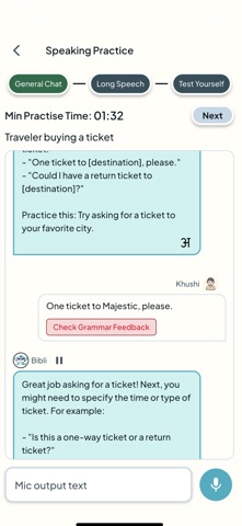 Bibli - Your AI English Tutor screenshot