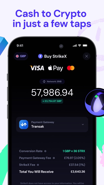 StrikeX | DeFi Crypto Wallet screenshot-3