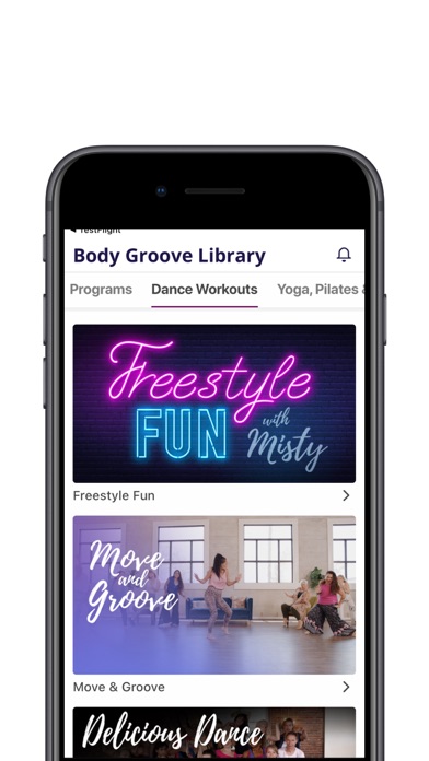 Body Groove On Demand Screenshot