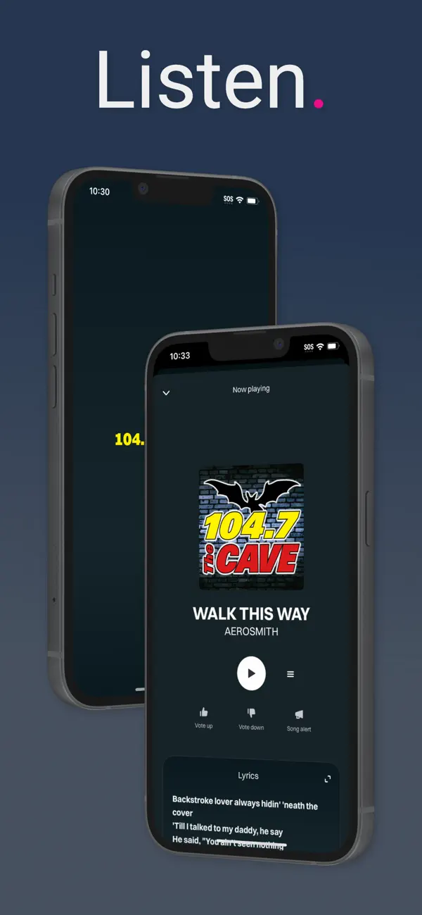 Screenshot #1 pour 104.7 The Cave KKLH