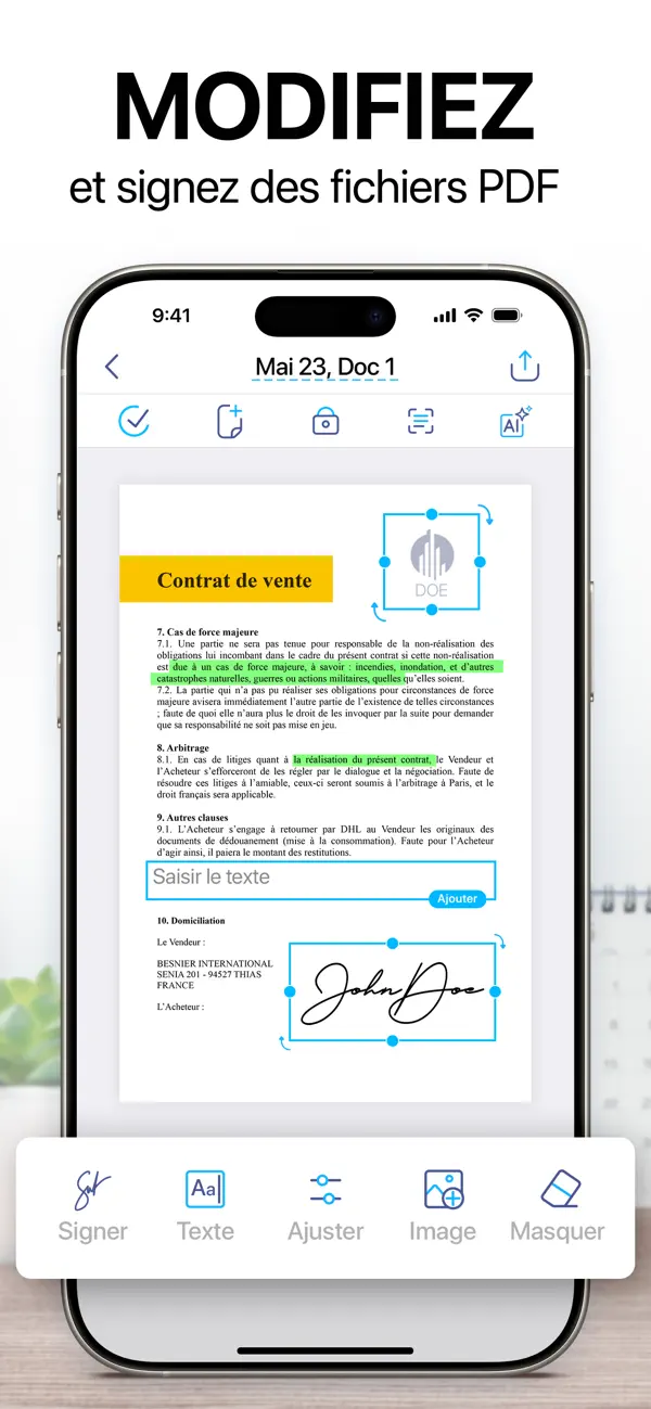 Screenshot #3 pour iScanner - Scanner document