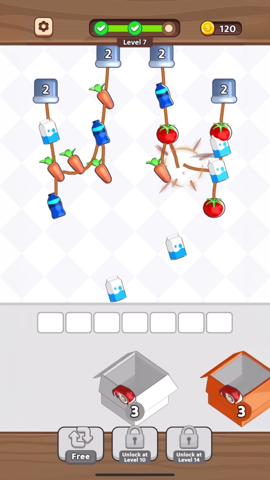 #4. Cut Match Jam (iOS) 由: RedLine Games