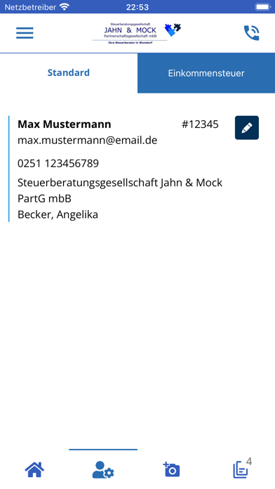 Sozietät Jahn & Mock Screenshot