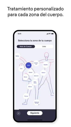 Captura de pantalla de Braun IPL en iPhone 6
