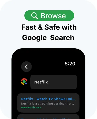 Watch Web Browser For Google iPhone Ekran Görüntüsü 3