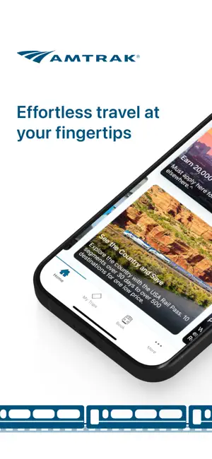 Amtrak iPhone screenshot 1