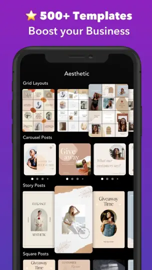 Captura de pantalla de Griddy: Split Photo Grid Posts en iPhone 6