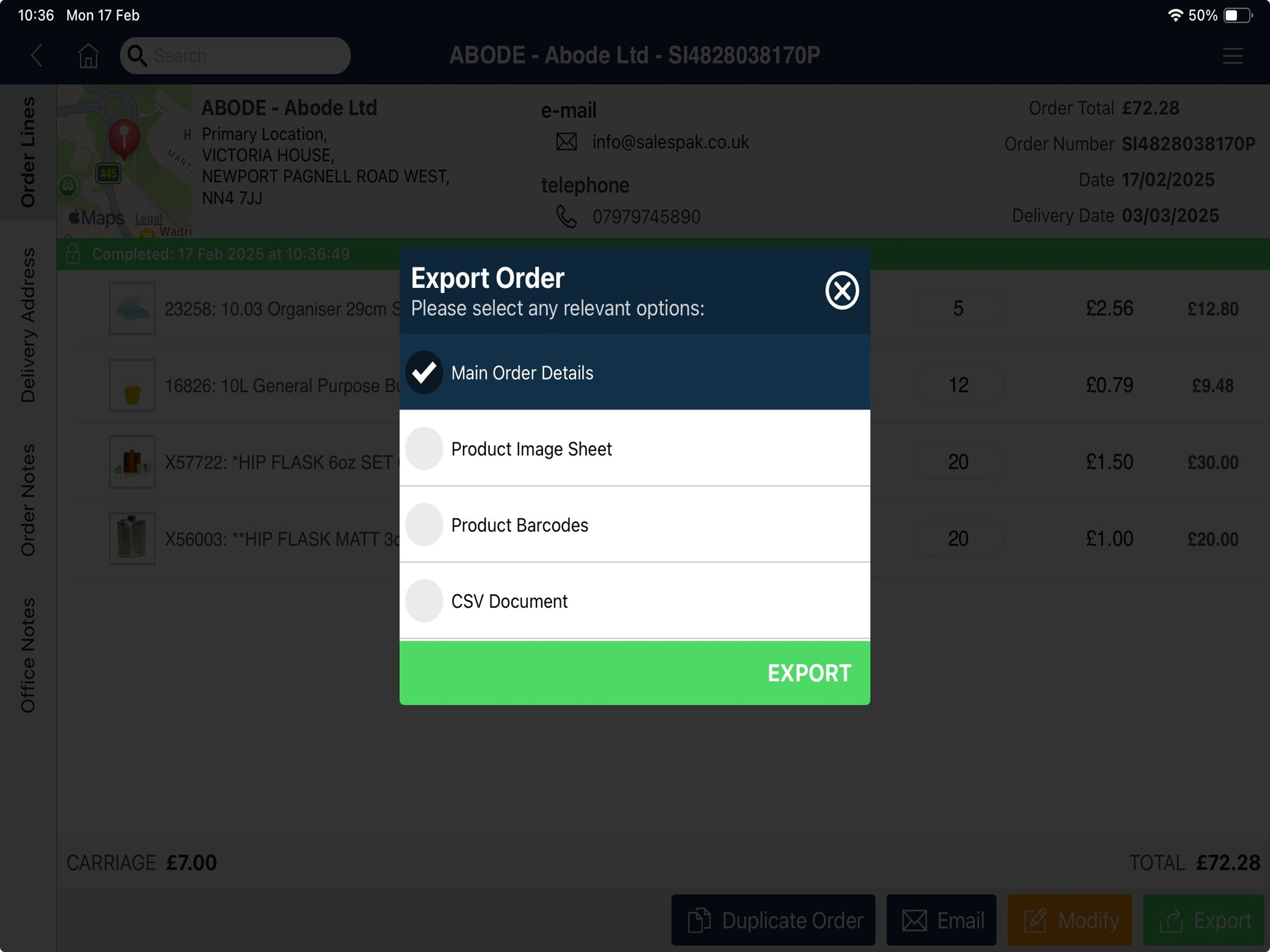 SalesPak screenshot 10
