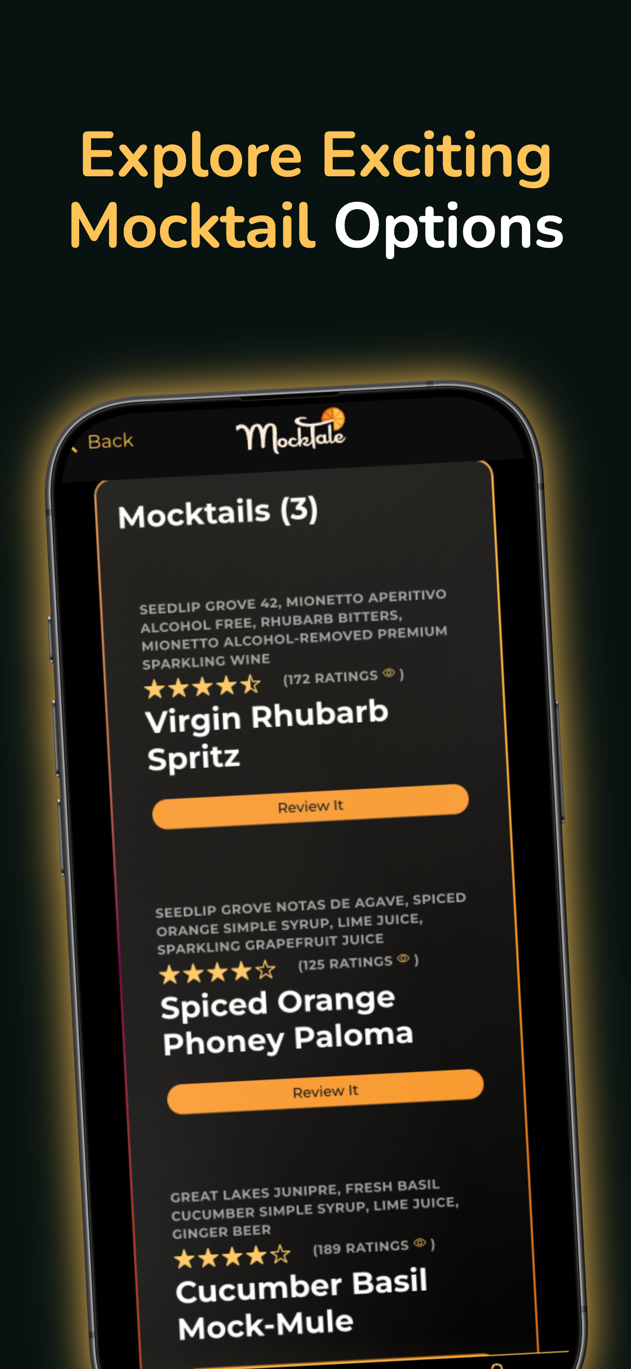 MockTale: N/A Drink Finder