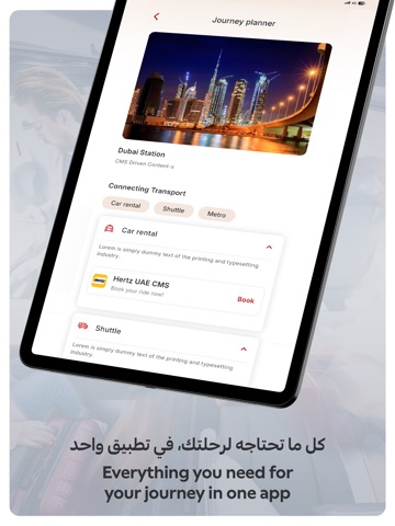 Etihad Rail: Buy Train Tickets iPad screenshot 6