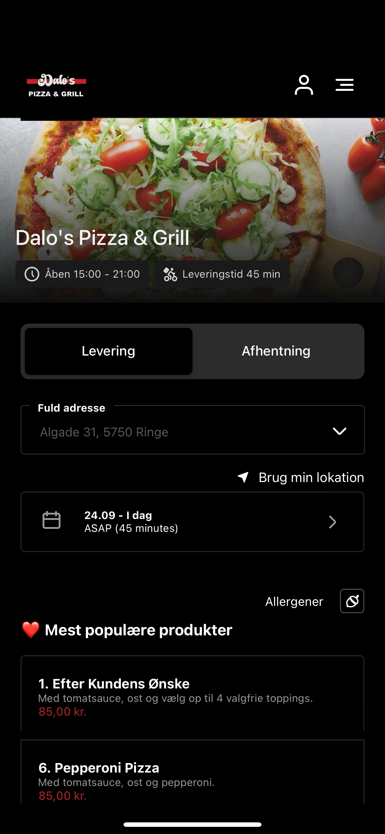 Dalo's Pizza & Grill