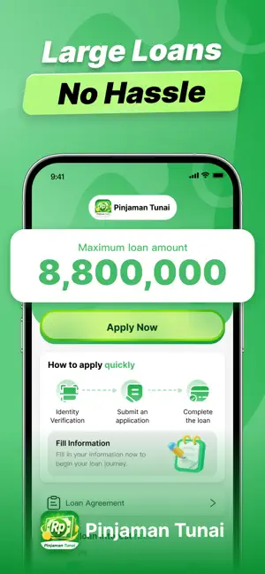 Pinjaman Tunai—Safe Loan App iPhone screenshot 1