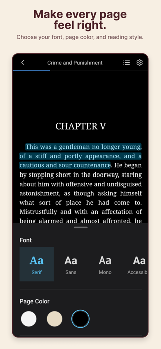 Rivro: Gutenberg Reader Screenshot 4 of 9