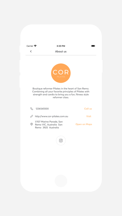 Cor Pilates Screenshot
