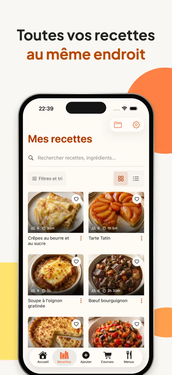 Screenshot #2 pour CookClip: Recipe Manager