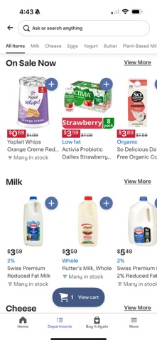 Stauffers Fresh Foods iPhone screenshot