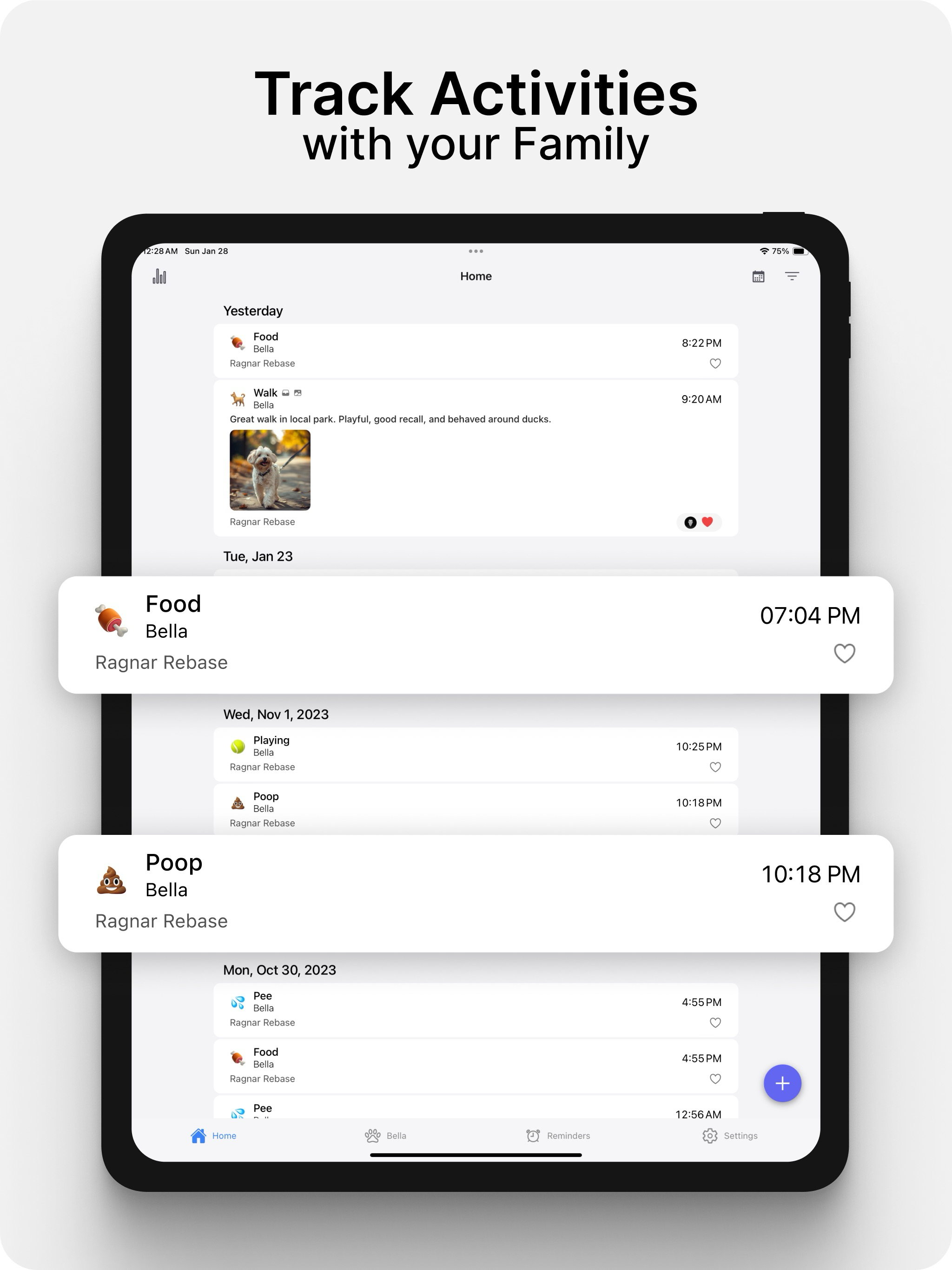 DogNote - Pet Journal & Walks screenshot 9