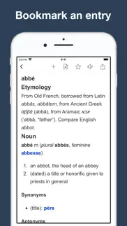 dictionary of french language iphone screenshot 3