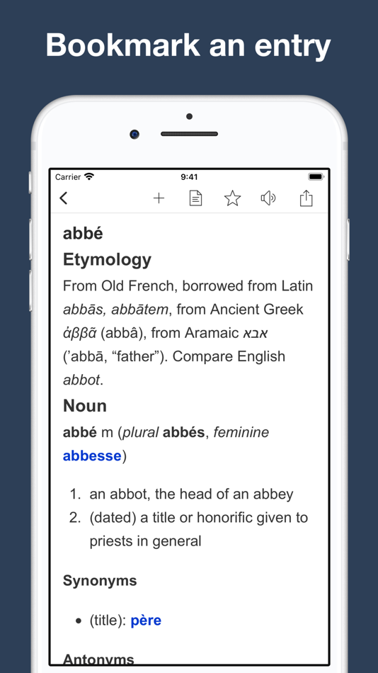 #3. Dictionary of French Language (iOS) 由: Thuy Duong