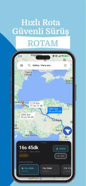 Rotam - Tır Kamyon Navigasyon screenshot 3