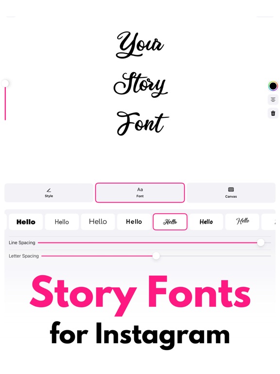 Story Fonts for Instagramのおすすめ画像1