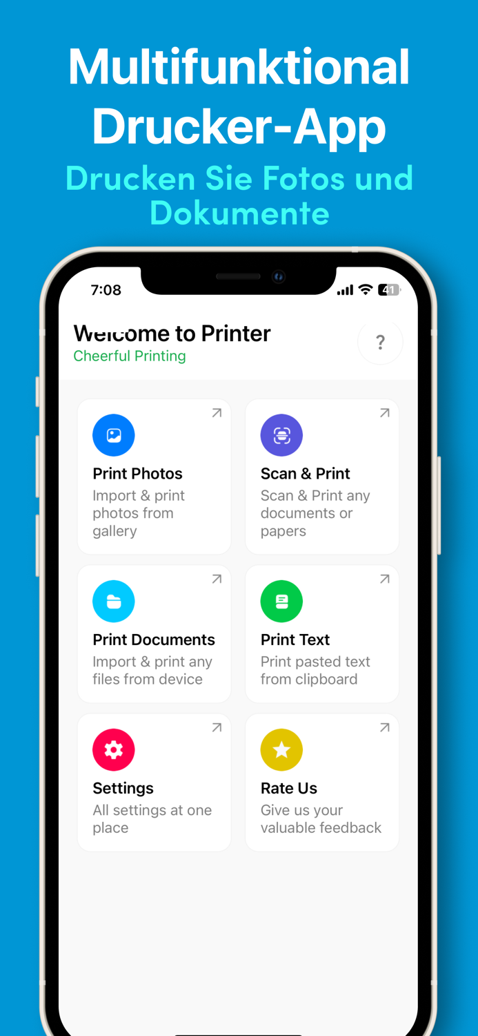 Smart Drucker Drucken Scanner