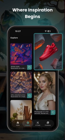 Gen AI: Image Generator iPhone screenshot