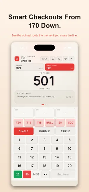 Dartify: Dart Scorer & Coach screenshot 3