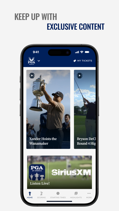 PGA Championships iPhone screenshot 6 - Sports app