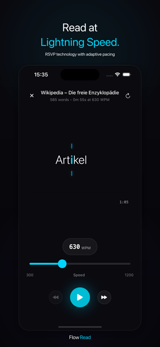 FlowRead: Read Faster Screenshot 2 of 7