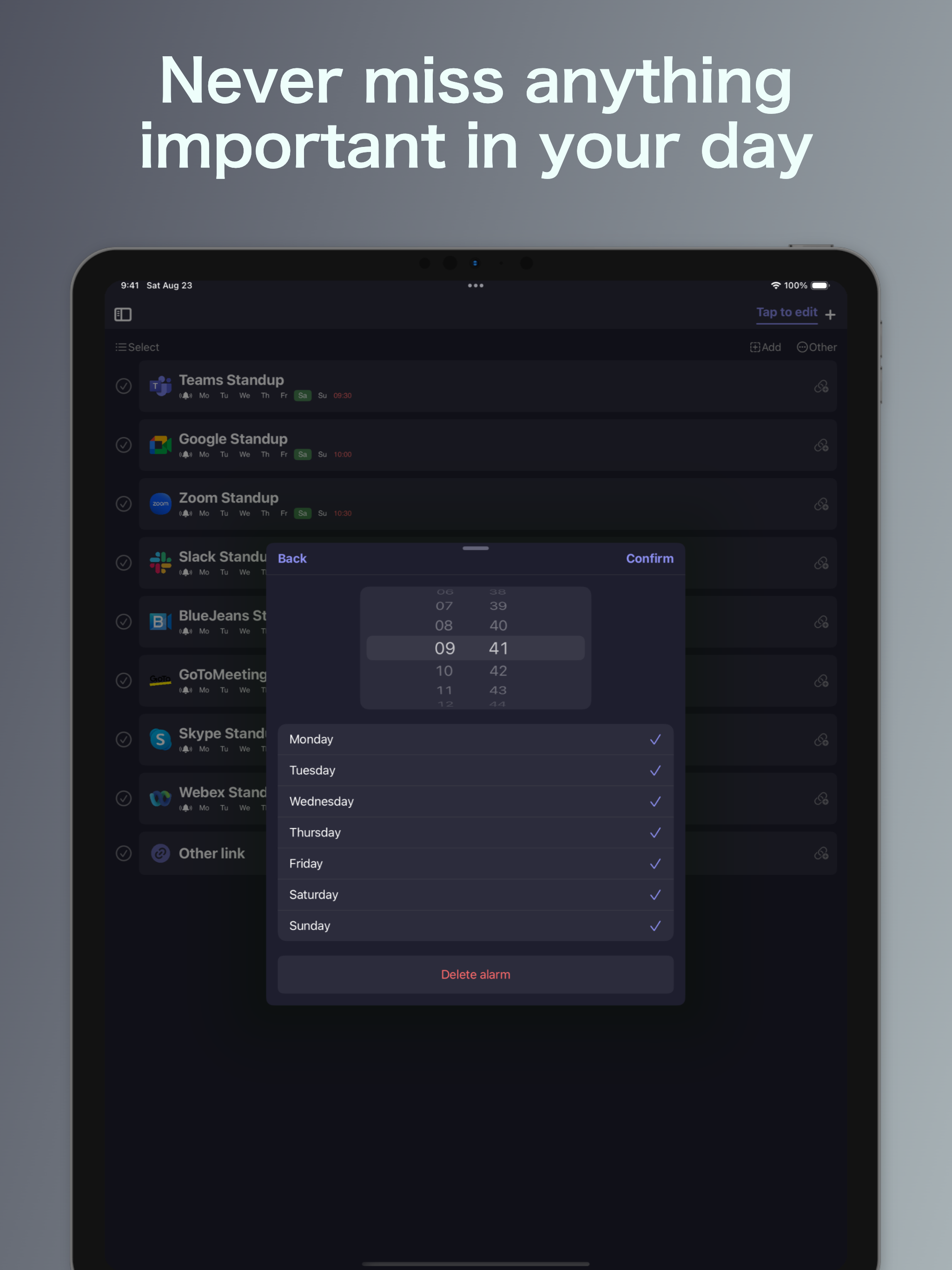 Meeting Links & Quick Access screenshot 8
