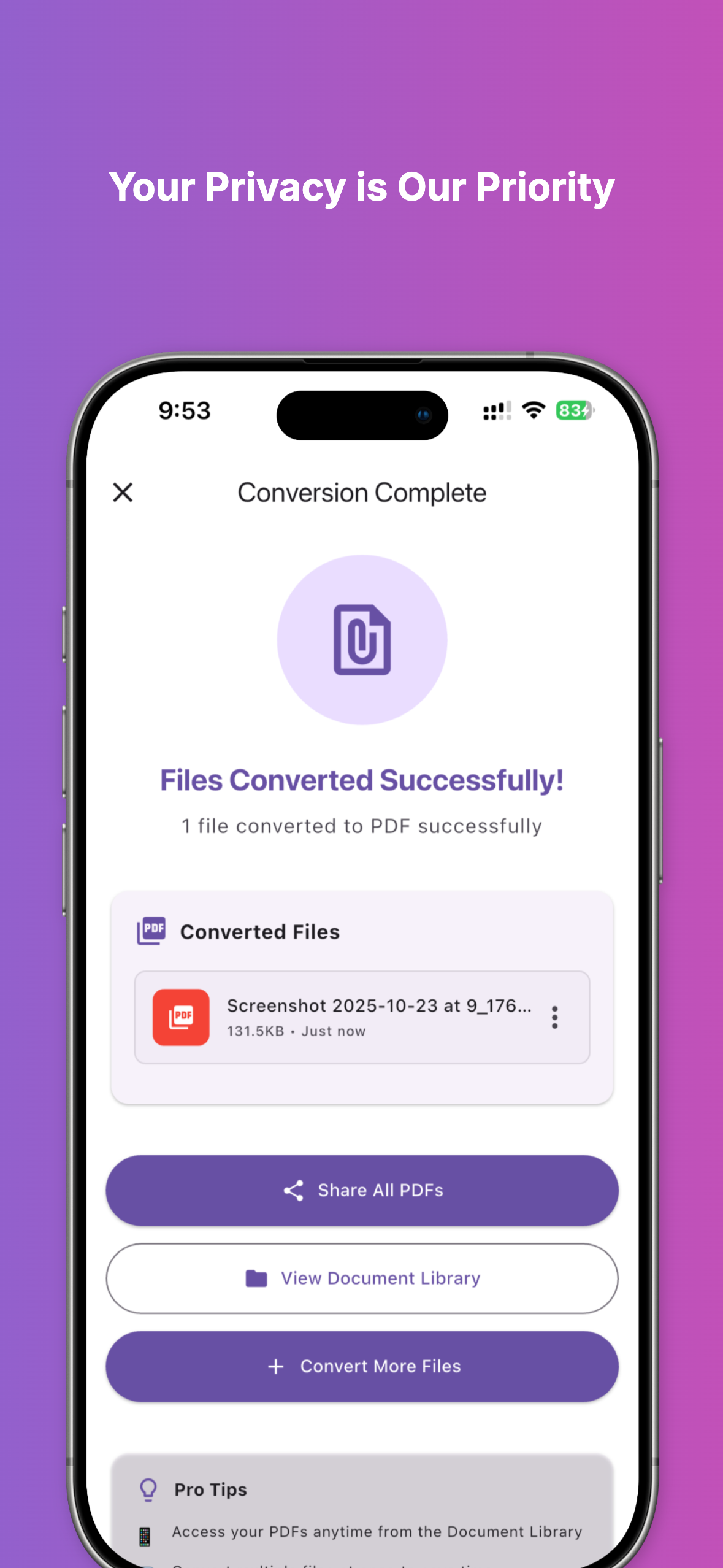 ScanToPDF Plus :Scan & Convert screenshot 4