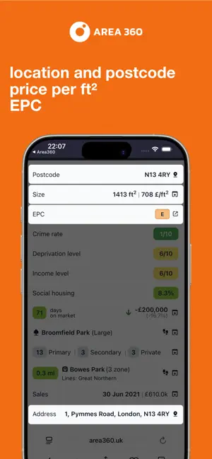 Area360 - Property Data screenshot 2