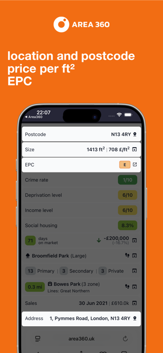 Area360 - Property Data Screenshot 2 of 4