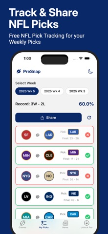 PreSnap Picks Screenshot 2 of 5