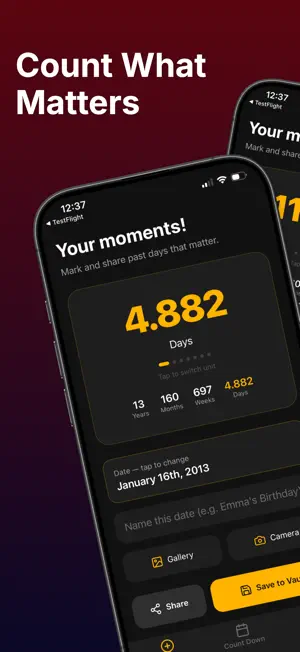 Kountdown – Count & Share screenshot 1